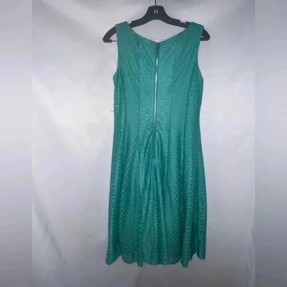 Danny & Nicole Sleeveless Lace Fit & Flare Dress - Picture 4 of 7